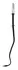 ZADO Single Tail Suede Whip 90cm - Braided Leather, Reinforced Handle