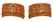 ZADO Leather Wrist Restraints Natural Finish Adjustable 17-24 cm