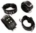 ZADO Bed Restraint Set - Adjustable Leather Restraints, Universal Fit