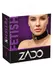 ZADO Leather Adjustable Collar S-L, Black, 32-50 cm, Metal Ring