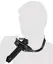 ZADO Intimate Silicone System Adjustable Leather Head Strap Black