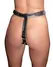 ZADO Leather Briefs S/M with Dual Latex Intimate Attachments, Black