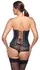 ZADO Lamb Nappa Leather Corset L - Strapless, Shaping, Adjustable Fit