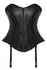 ZADO Lamb Nappa Leather Corset S with Removable Straps, Black
