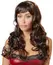 You2Toys Elegant Dark Brown Synthetic Wig with Fringe, 55 cm