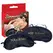 Orion Mood Blindfold Satin Black/Gold Reversible Message 100% Polyester