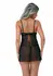 Livia Corsetti Lace Babydoll and String Heart Pattern Black S/M