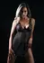 Livia Corsetti Lace Babydoll and String Heart Pattern Black S/M
