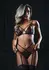 Leg Avenue 2PC Peek-a-Boo Bra and Panty Set Floral Lace Adjustable