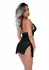Strappy Lace Babydoll & String by Dreamgirl - Heart Pattern Mesh Set