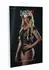 Floral Lace Mesh Teddy with Rhinestone Detail - Heart Pattern, Cap Sleeves