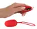 Sweet Smile RC Intimate Vibration Ball, Silicone, Remote, 7 Modes, Pink