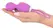 Sweet Smile RC Rotating Love Ball Silicone Pink 16cm