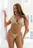 Leg Avenue Floral Sheer Bra & String Set with Lace Garter Skirt, Adjustable