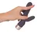 Elegant Double Vibe Silicone Intimate System, USB, 15.2 cm, Purple