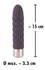 You2Toys Diamond Vibe Intimate Massager 10 Modes, Purple, 15 cm