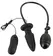 You2Toys Inflatable Vibrating Plug 7 Modes Black 12.2cm Silicone