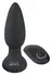 Black Velvets RC Rotating Silicone Anal Plug 14 cm with Remote Control