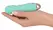 Cuties Mini Vibrator Green - Compact Waterproof Intimate Device 12.5 cm