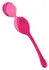 Sweet Smile Remote Vibrating Ball Duo Silicone 7 Modes Rechargeable Pink
