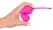 Sweet Smile RC Double Ball System Silicone Rechargeable Pink 16.4cm