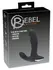 Rebel Intimate Machine Black 3-Function Prostate & Perineum Stimulator 16.6cm