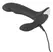 Rebel Intimate Machine Black 3-Function Prostate & Perineum Stimulator 16.6cm