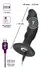 Black Velvets Rechargeable Flexible Intimate Plug 14cm - 7 Modes, Black