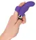 Sweet Smile Finger Model Intimate Massager Purple Silicone 9.3 cm