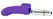 Sweet Smile Finger Model Intimate Massager Purple Silicone 9.3 cm