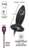 Black Velvets S Vibration Silicone Plug Rechargeable, 11cm, Black