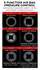 PDX Elite Compressor Vibrating Intimate Machine with Suction, 21 cm, Black
