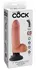 Pipedream King Cock 7'' Flexible Intimate Device with Suction Cup, Beige
