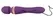 Javida Double Massager Flexible Dual-Ended Purple Silicone 21.8 cm
