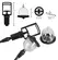 Bad Kitty Vibrating Nipple Cup Set with Hand Pump, Transparent, 5.7 cm