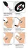 Bad Kitty Vibrating Nipple Cup Set with Hand Pump, Transparent, 5.7 cm
