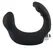 Rebel Black/Silver Prostate Stimulator with Dual Massaging System 20cm
