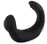 Rebel Black/Silver Prostate Stimulator with Dual Massaging System 20cm