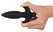 Black Velvets Silicone Small Plug with Multi-Speed Vibration, 13 cm
