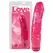 You2Toys Pink Love Large Intimate Massager 22cm Transparent Pink