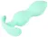 Cuties Green Silicone Mini Plug - Compact, Flexible, Silk Touch Finish