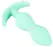 Cuties Green Silicone Mini Plug - Compact, Flexible, Silk Touch Finish