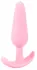Cuties Mini Intimate Plug Rose Silicone Compact Flexible 8.4cm
