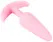 Cuties Mini Intimate Plug Rose Silicone Compact Flexible 8.4cm
