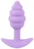 Cuties Silicone Compact Plug Purple - Textured Beginner’s Model 7.5 cm