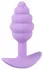 Cuties Silicone Compact Plug Purple - Textured Beginner’s Model 7.5 cm