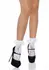 Liora Lace Socks with Classic Ruffle Cuff - Elegant White, One Size