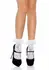 Liora Lace Socks with Classic Ruffle Cuff - Elegant White, One Size
