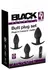 Black Velvets Anal Training Silicone Plug Set with 10-Mode Vibrating System