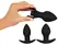 Black Velvets Anal Training Silicone Plug Set with 10-Mode Vibrating System